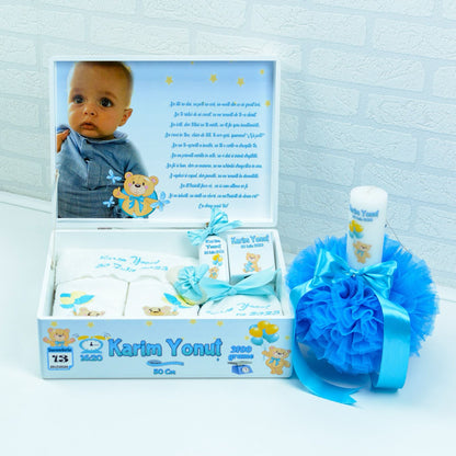 Ursulet christening kit set with Balloons