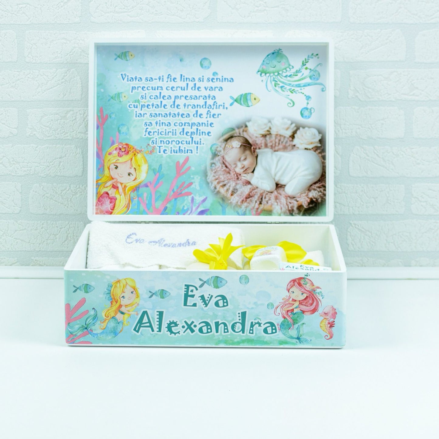 Mermaid baptism kit set