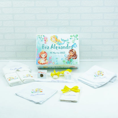 Mermaid baptism kit set