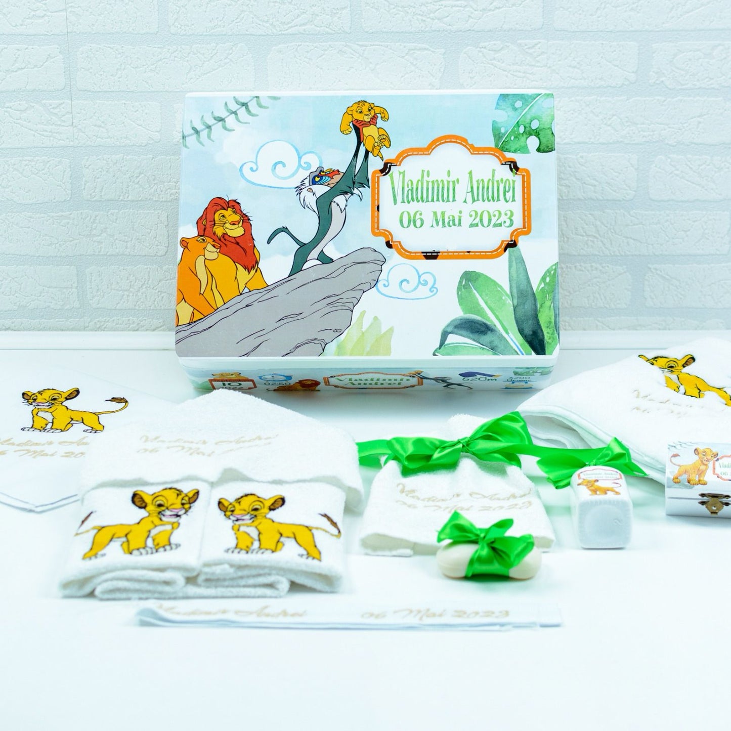 Lion King Simba christening kit set