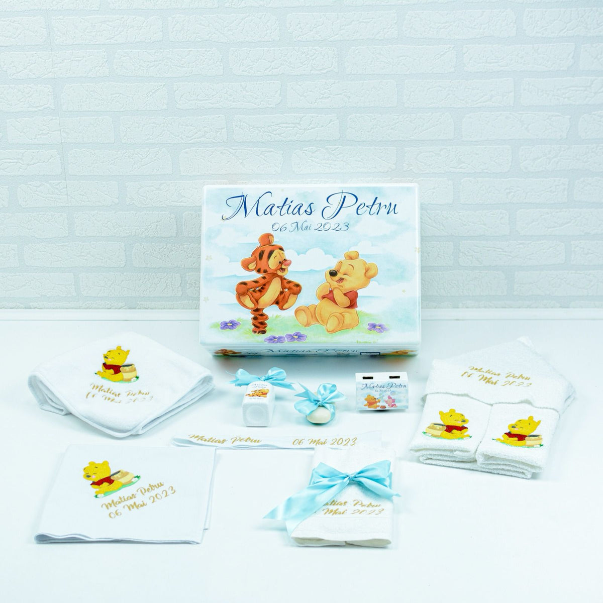 Set trusou botez Baby Winnie - RoHandWork