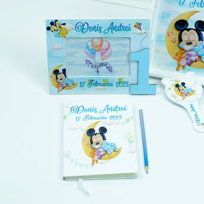 Set mot Baby Mickey luna - set tava pentru taiere mot RoHandWork