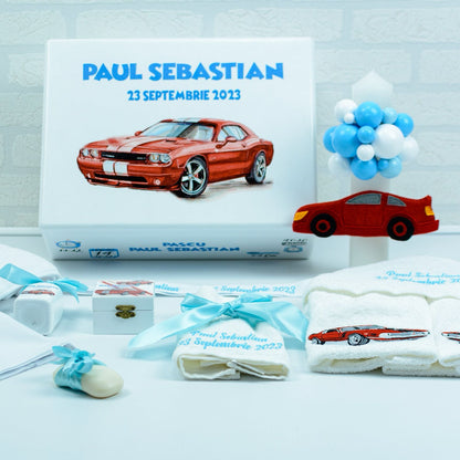 Christening kit set Racing car