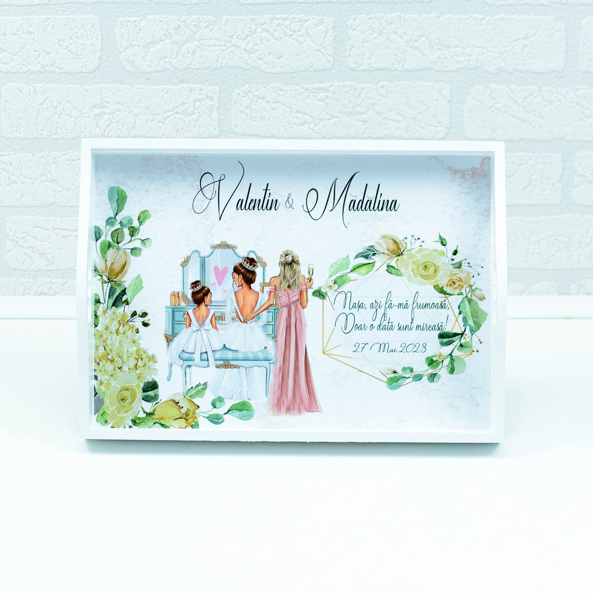 Set gatitul miresei mama si fiica1 RoHandWork