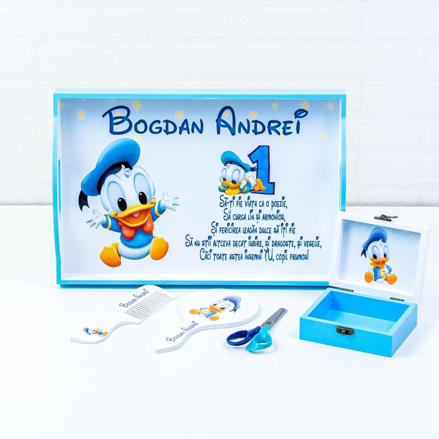 Set mot Baby Donald Duck 1 - set tava pentru taiere mot RoHandWork