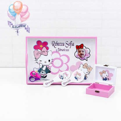 Hello Kitty popcorn mot/cake set