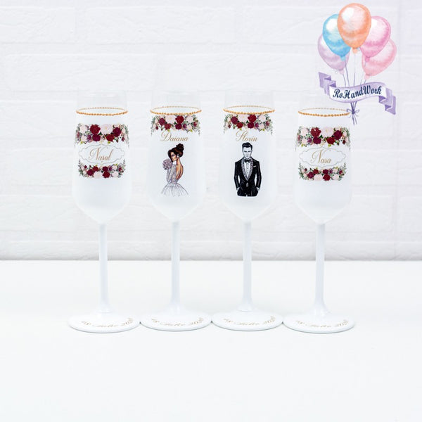Set pahare Nunta 5th - RoHandWork