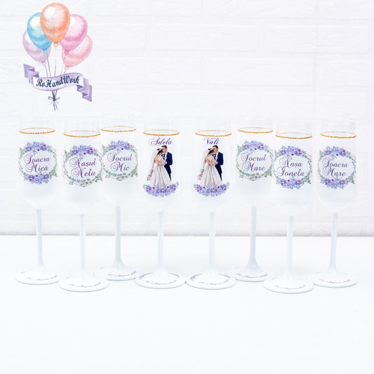 Set 8 pahare All Family wedding