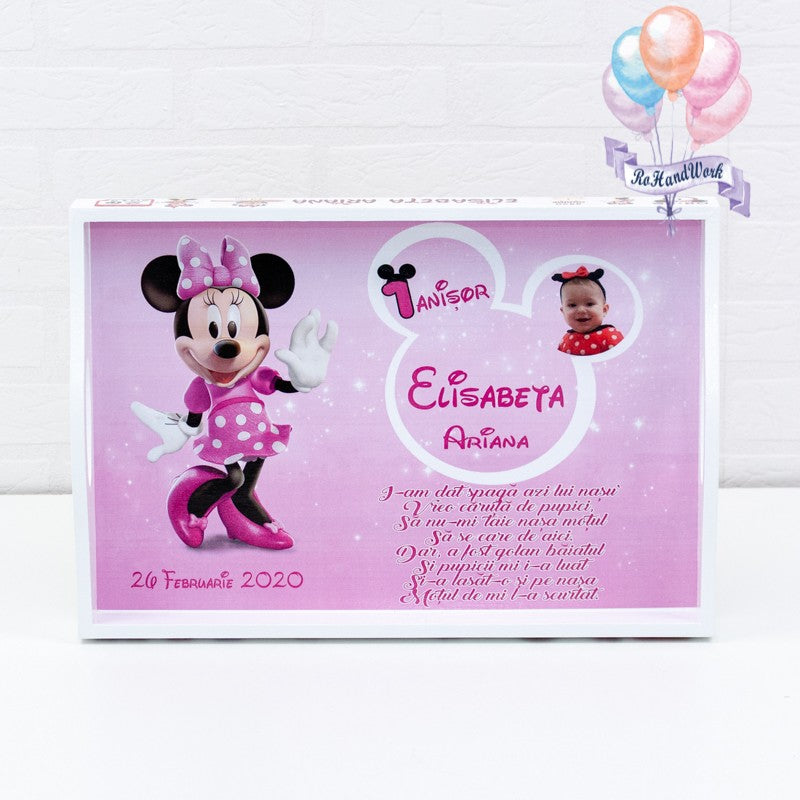 Minnie mouse cake set2-moth cutting tray set