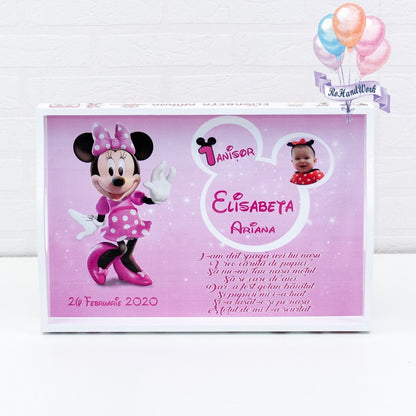 Set pentru turta Minnie mouse2-set tava pentru taiere mot - RoHandWork