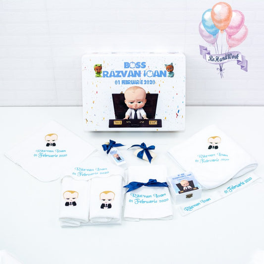 Set trusou Baby Boss servieta - RoHandWork